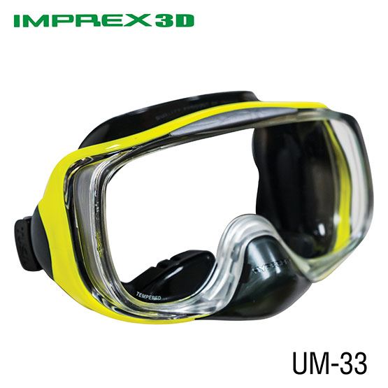 Комплект маска+трубка UCR-3325 (черный силикон; BK/FY)